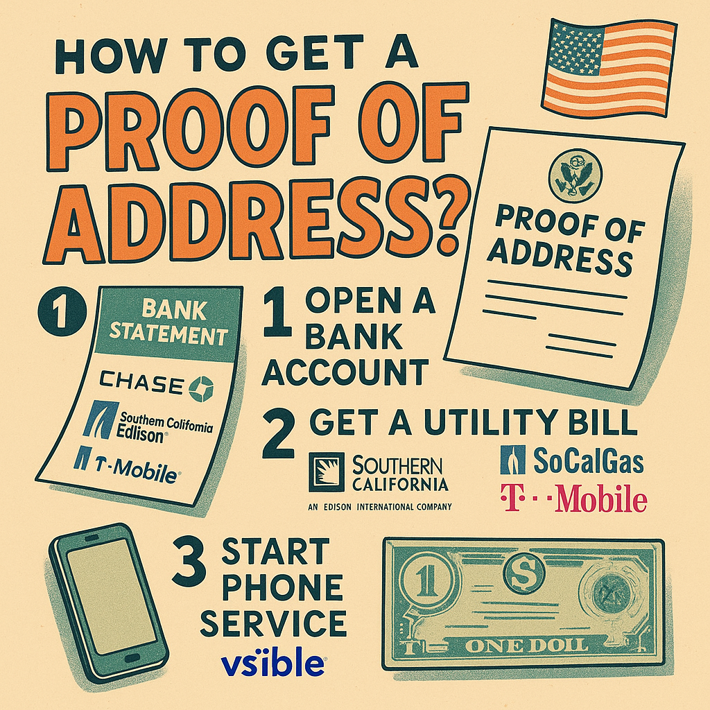 【美國住址證明怎麼辦？】3 招快速取得銀行或水電帳單當作 Proof of Address！