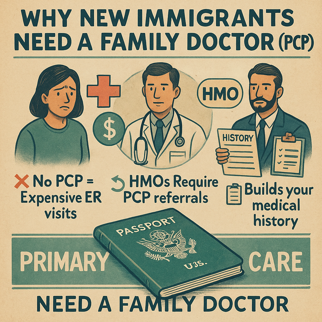 🩺 美國生活必知：不是隨便一間診所都能直接走進去看病！建立 Primary Care 醫生（家庭醫生）帳戶與 HMO 醫療保險完整攻略