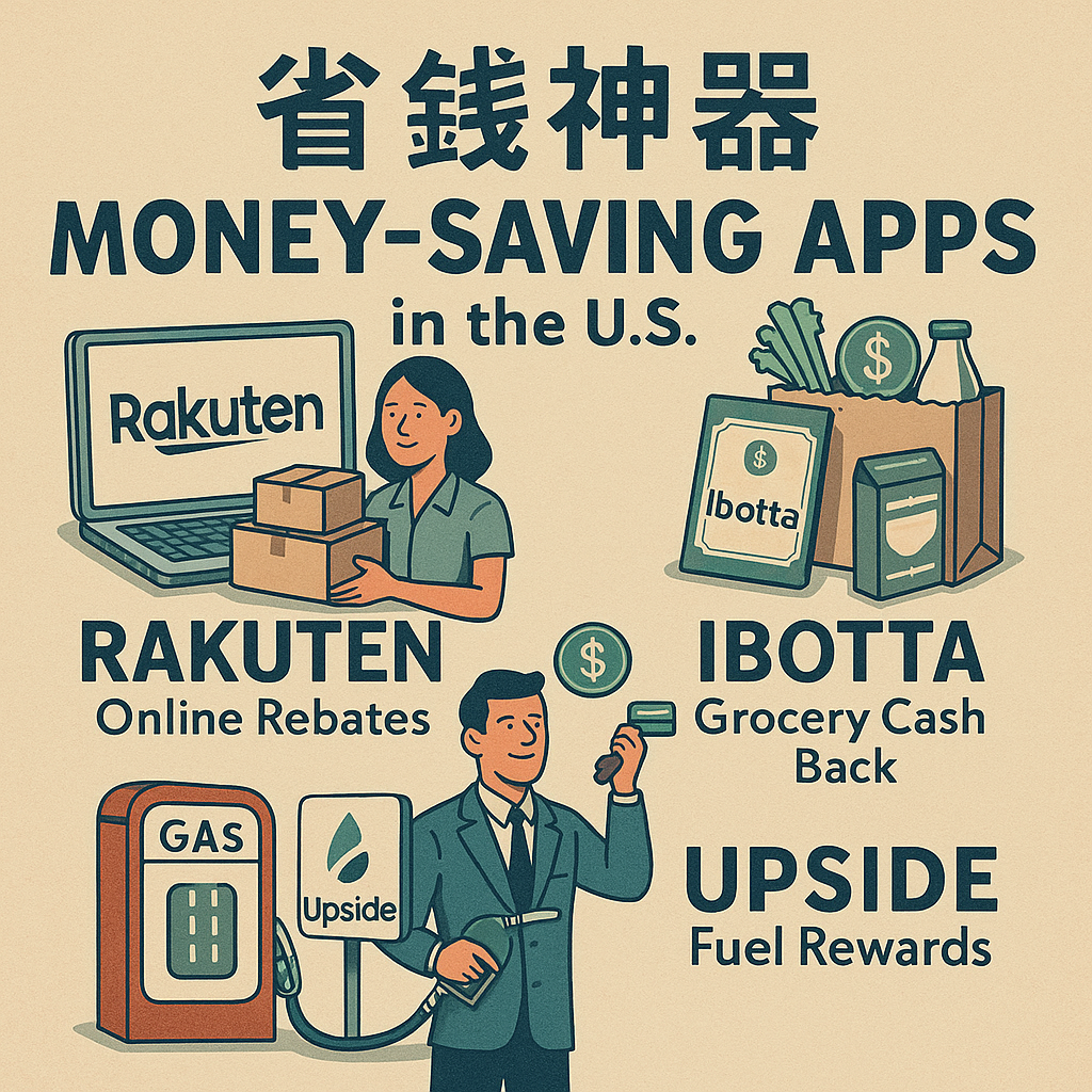 【省錢神器】美國必下載的三大返利 App：Rakuten、Ibotta、Upside