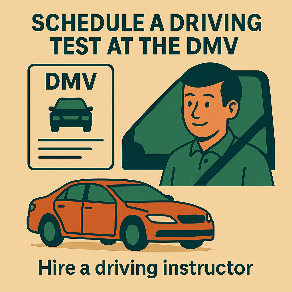 DMV 駕照路考全攻略：預約技巧、必備文件、陪考教練完整指南