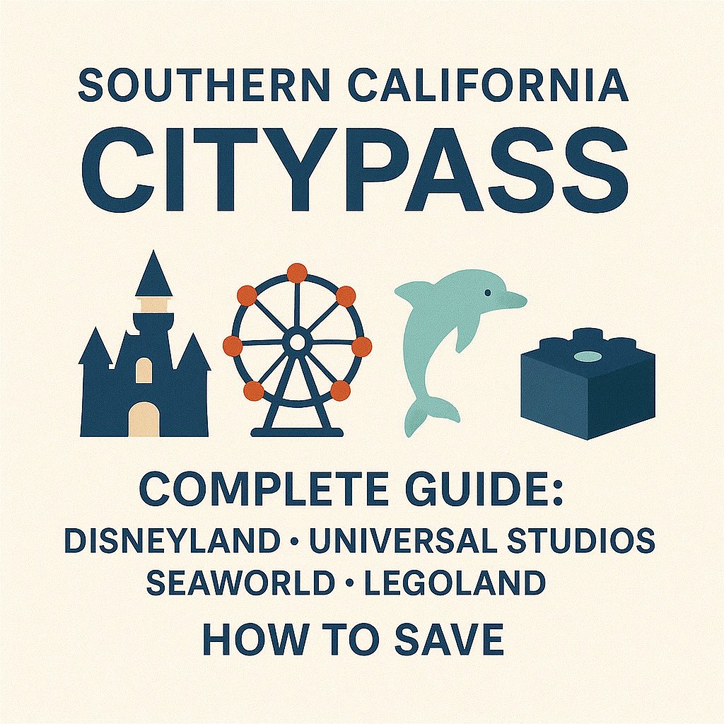 《🎢 南加州 CityPASS 完整指南：迪士尼、環球影城、SeaWorld、LEGOLAND 一次搞懂直接省100美金玩法》