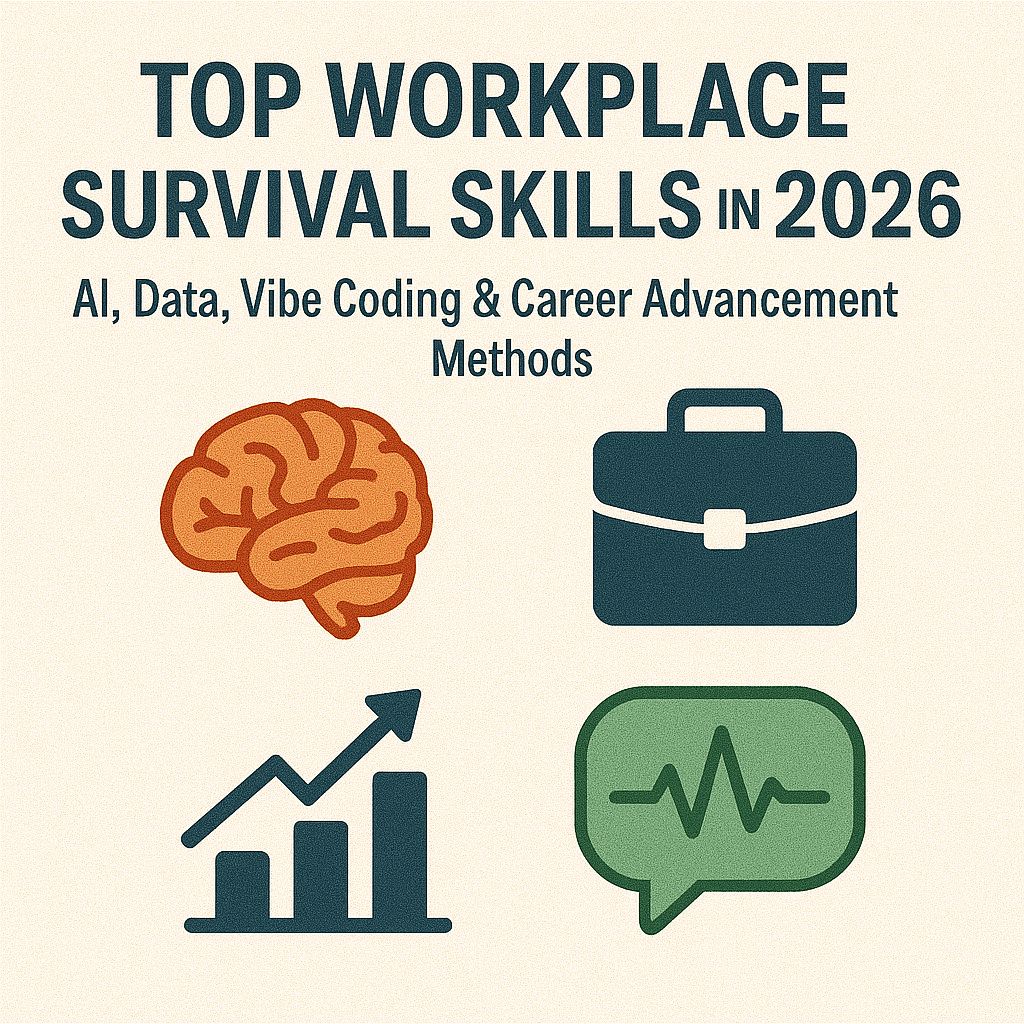 🧠💼 2026 最關鍵的職場生存技能：AI、數據、Vibe Coding 與你不能忽視的職涯升級方法｜新世代知識工作者必讀指南