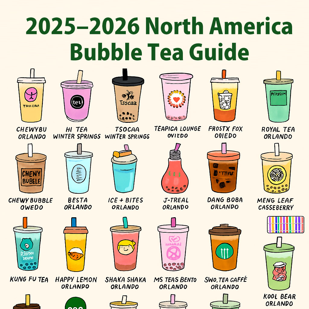 2025–2026 北美手搖飲大爆發：超過 100 間台灣 & 中國 & 北美品牌完整指南
