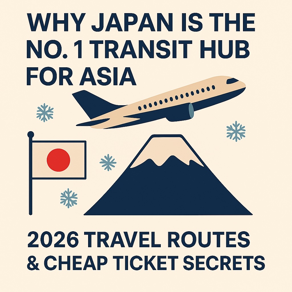 2026 最新｜為什麼美國飛亞洲都選日本轉機？完整揭密最便宜航線、ANA/JAL 比較 + 信用卡點數兌換攻略